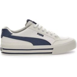 Sneakers Bianche Con Dettagli Blu da Uomo Puma Court Classic Vulc FS 44