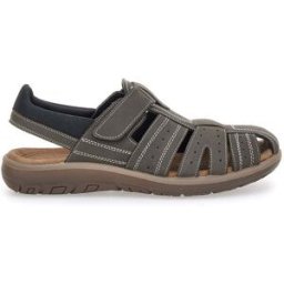 Sandali Fisherman Taupe in Vera Pelle Fly Dinamic 29 41
