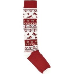 Calzini Rossi e Bianchi Natalizi Taglia Unica Crazy Socks 014 00