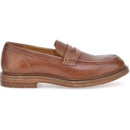 ALTEMBERG Mocassini Marroni In Vera Pelle Pittarello Active 2406 44