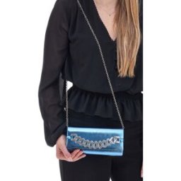 Mini Bag Antracite con Glitter Coveri Collection 0189 --