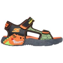 Sandali Arancioni da Bimbi Skechers Creature-Splash 33