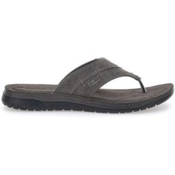 Ciabatte Grigie Infradito Con Sottopiede In Vera Pelle Inblu 14 ID 41