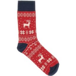 Calzini Rossi e Blu Natalizi Taglia Unica Crazy Socks 017 00