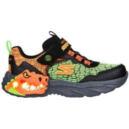 Sneakers con Luci Skechers Dino-Lights Nere e Verdi 33