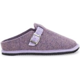 Pantofole Viola in Feltro con Fibbia e Plantare Estraibile Grazie 2 38