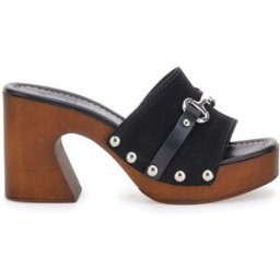 Zoccoli Neri Con Tacco 9 cm Pittarello Love 15495 37