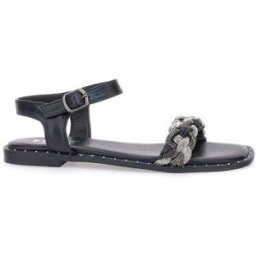 Sandali Neri con Treccia The First 92119 38