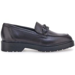Mocassino Vera Pelle Nero Mio Tempo 243371 36