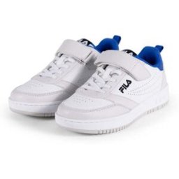 Sneakers Bianche Con Strappo In Velcro Fila Rega Kids 30