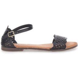 Sandali Bassi con Cinturino in Pelle cafè Cost 95523 37