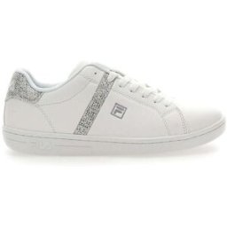 Sneakers Bianche Con Brillantini Argento Fila CrossCourt 2 F Wmn 37