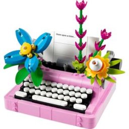 Lego Macchina da scrivere con fiori
