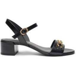 Stuart Weitzman Sw Signature 35 Sandal - Donna Black Tonal 36