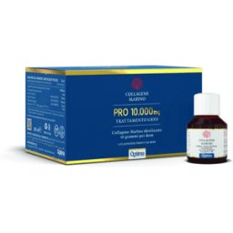 Optima Collagene Marino Pro 10.000 mg Trattamento Urto Integratore 6 Flaconcini