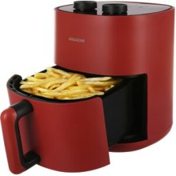 KASANOVA Friggitrice ad aria 4,5 L 1400 W rossa