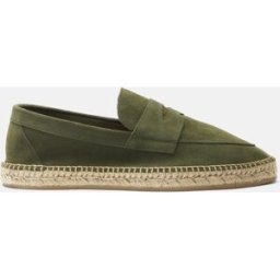 Scarosso Diego Verde Scamosciato - Uomo Espadrillas Verde - Camoscio 41
