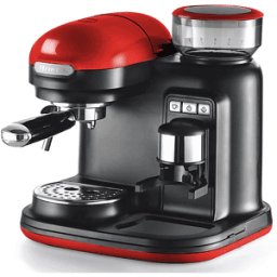 Ariete MACCHINA CAFFÈ ESPRESSO CAFFE'ESPRESSO CON MACINA, 1080 W, ROSSA/NERA