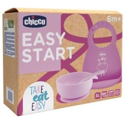Chicco CH SET PAPPA SIL 6M+ ROSA