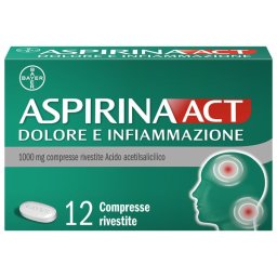 Aspirina ACT 12 compresse per dolore e infiammazione