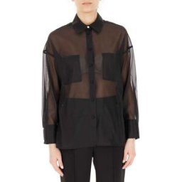 LIU JO Camicia velata NERO 42