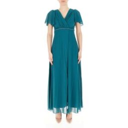 RINASCIMENTO Abito con volants PETROLIO M