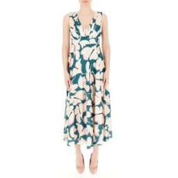 RINASCIMENTO Abito con drappeggio TURCHESE S