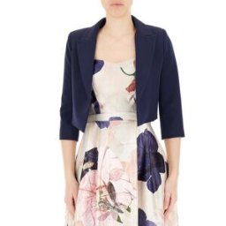 RINASCIMENTO Bolero maniche 3/4 BLU NOTTE M