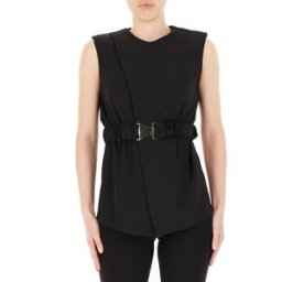 RINASCIMENTO Blusa smanicata NERO S