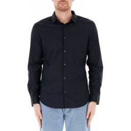 Armani Exchange Camicia in cotone NERO S