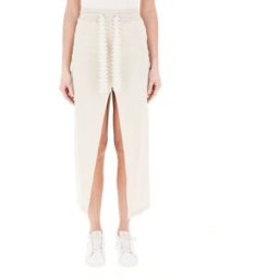 DONDUP Gonna con spacco AVORIO S