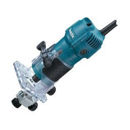 Trade Shop - Rifilatore 6mm Fresatrice 530w 3000rpm Ad Immersione Makita 3709 A Base Fissa -