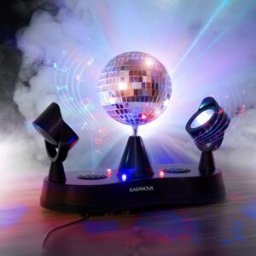 KASANOVA Speaker bluetooth con 2 casse e palla da discoteca