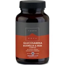 FORLIVE Srl Glucosamina Boswellia & MSM complex - Sinergia per le articolazioni - Terranova - 50 capsule vegetali - Integratore alimentare che aiuta a mantenere la normale funzionalità articolare supportando ossa e cartilagini