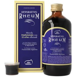 Alta Natura - Depurativo Rheum Integratore Alimentare Per La Funzionalità Epatica Confezione 250 Ml