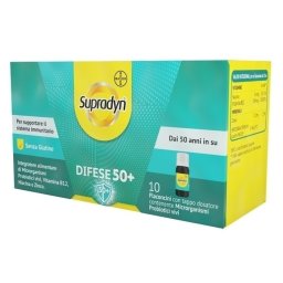 SUPRADYN DIFESE 50+ 10 FLACONCINI 10ML