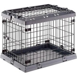 FERPLAST Box Pieghevole per Cani Superior Nero CM.60