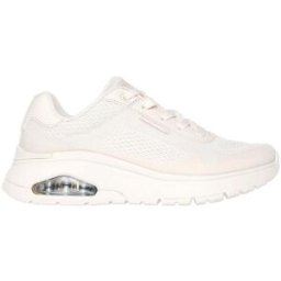 Sneakers Vegan Bianche con Platform Skechers Uno Flex - Spring On Air 40