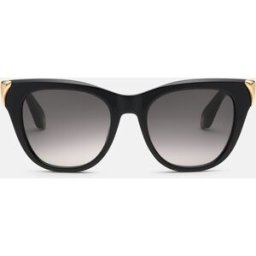 Roberto Cavalli Occhiale A Farfalla Con Fang Ai Lati - Female Occhiali Da Sole Nero UNICA