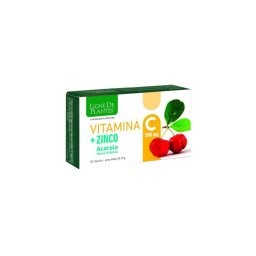 Ligne De Plantes Vitamina C 500 Mg + Zinco Acerola E Manna Di Bambu' 60 Capsule