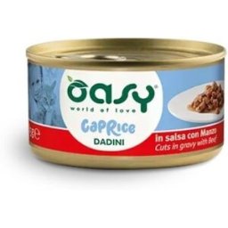 Oasy Cat Caprice Dadini con Manzo 85g