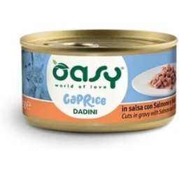 Oasy Cat Caprice Dadini con Salmone e Pollo 85g