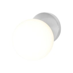 Trade Shop - Applique Lampada Da Parete Con Sfera Attacco E27 15cm Design Moderno Semplice 10557 -