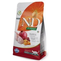 Farmina N&D Grain Free Feline Adult Quaglia, Zucca e Melograno 5 kg (GRATIS SPEDIZIONE)