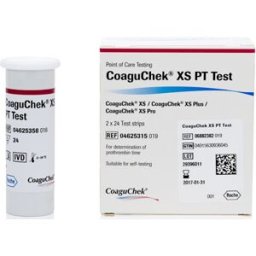 ROCHE DIAGNOSTICS SPA COAGUCHEK XS pT Test 48 Strips