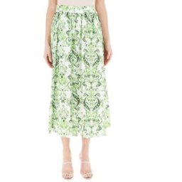 LIU JO Gonna in cotone VERDE 38