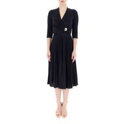 RINASCIMENTO Abito plissettato NERO S