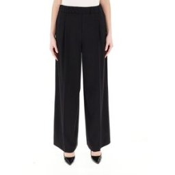 PATRIZIA PEPE Pantalone wide leg NERO 40