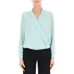 LIU JO Blusa collo revers ACQUAMARINA 42