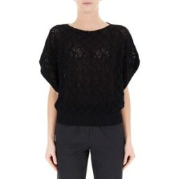 SEMICOUTURE Maglia traforata NERO M